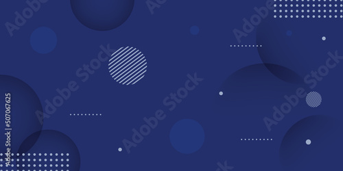Modern blue abstract background with geometric elements.