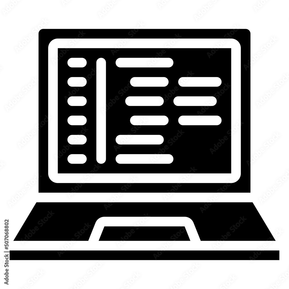 Code Laptop Icon