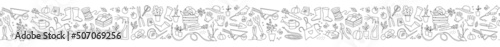 Gardening, preparing spring season, seedlings, growing farm vegetables, garden tools