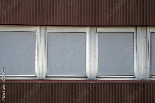 Modern architectural details - disused office buildings