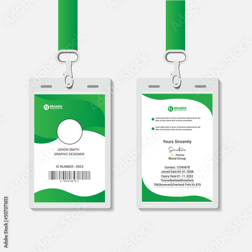 Corporate ID Card Design Template