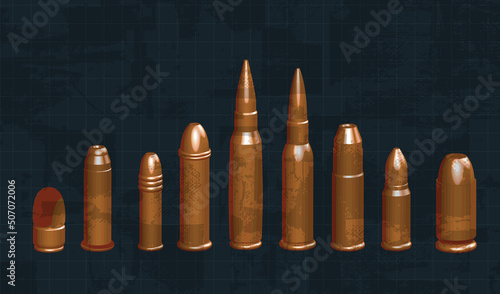 vector bullets design