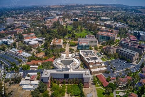 Aerial View of a large Public University in Irvine, California photo