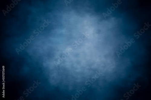 Fotografia photo background for portrait, blue color paint texture