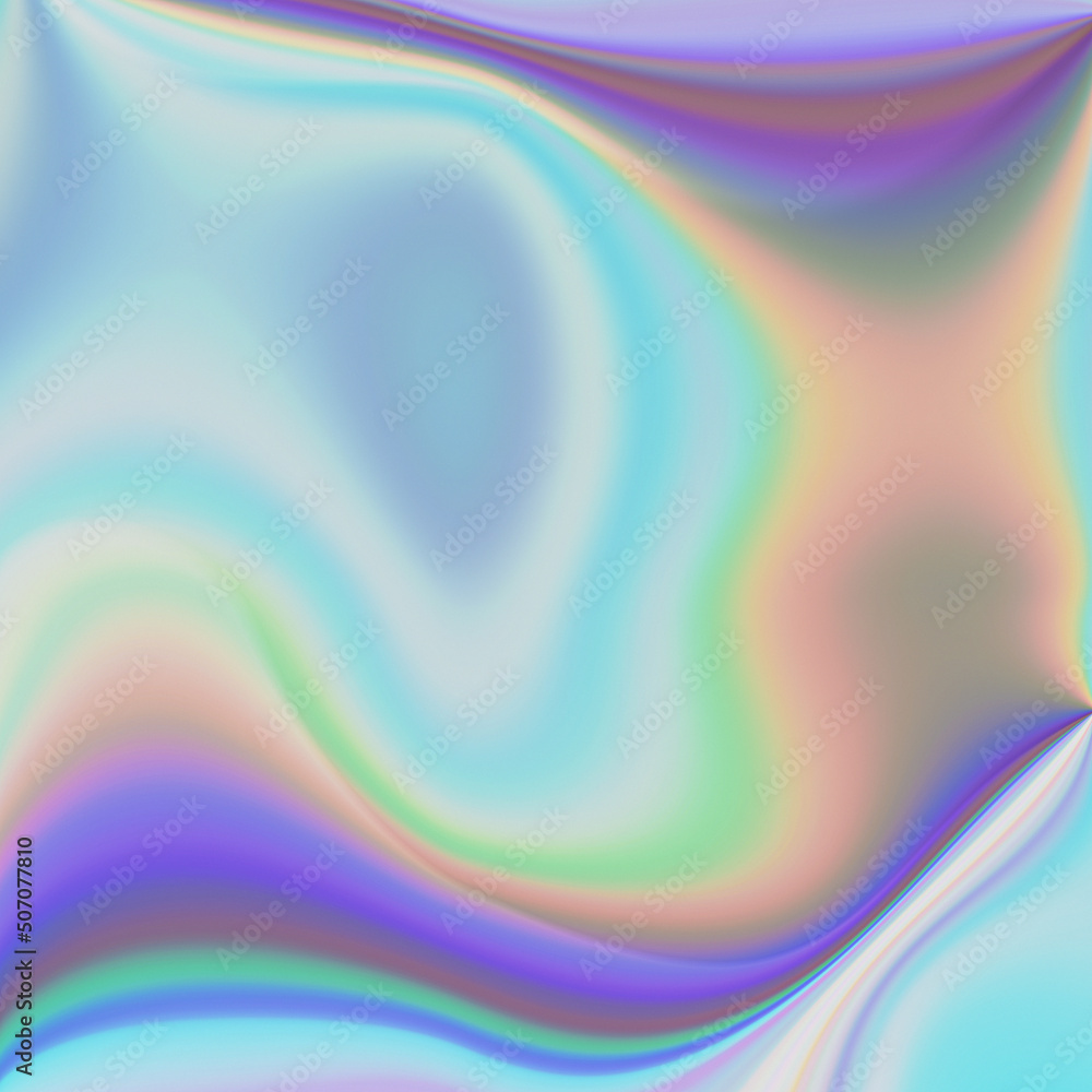 Holographic Iridescent Chroma Background