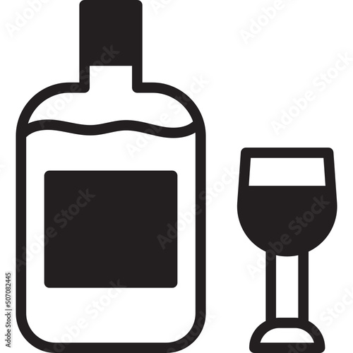 Drinks and beverages mixed icon.