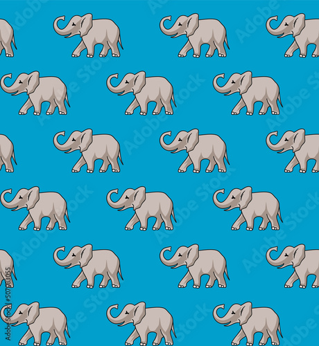 Elephants pattern