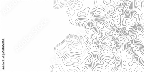 Topographic map background. Grid map. Vector illustration .Creative design with  textured Background of geographic grid for hiking and mountain sport. Vector illustration. paper texture design .