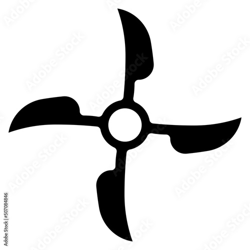 Knife Throwing Star Icon