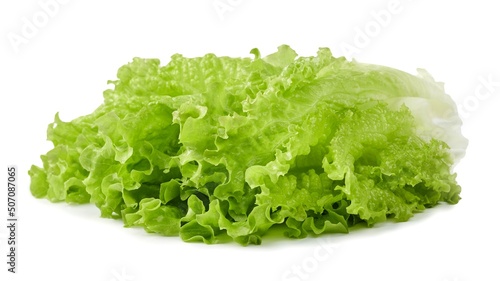 Lettuce bunch isolated on white background
