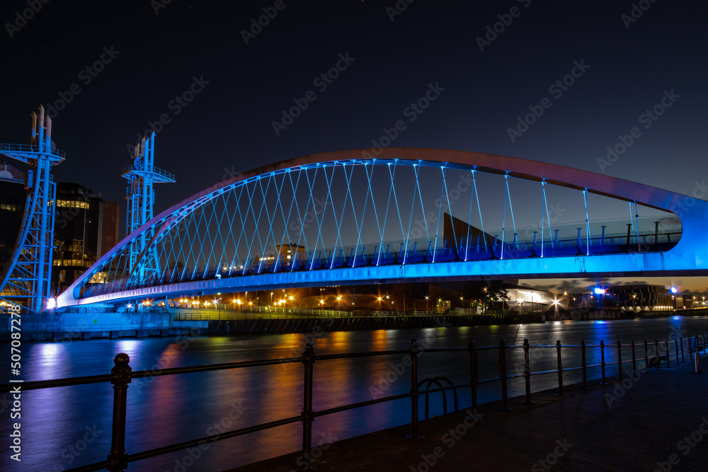 Obraz premium Salford Rainbow Bridge