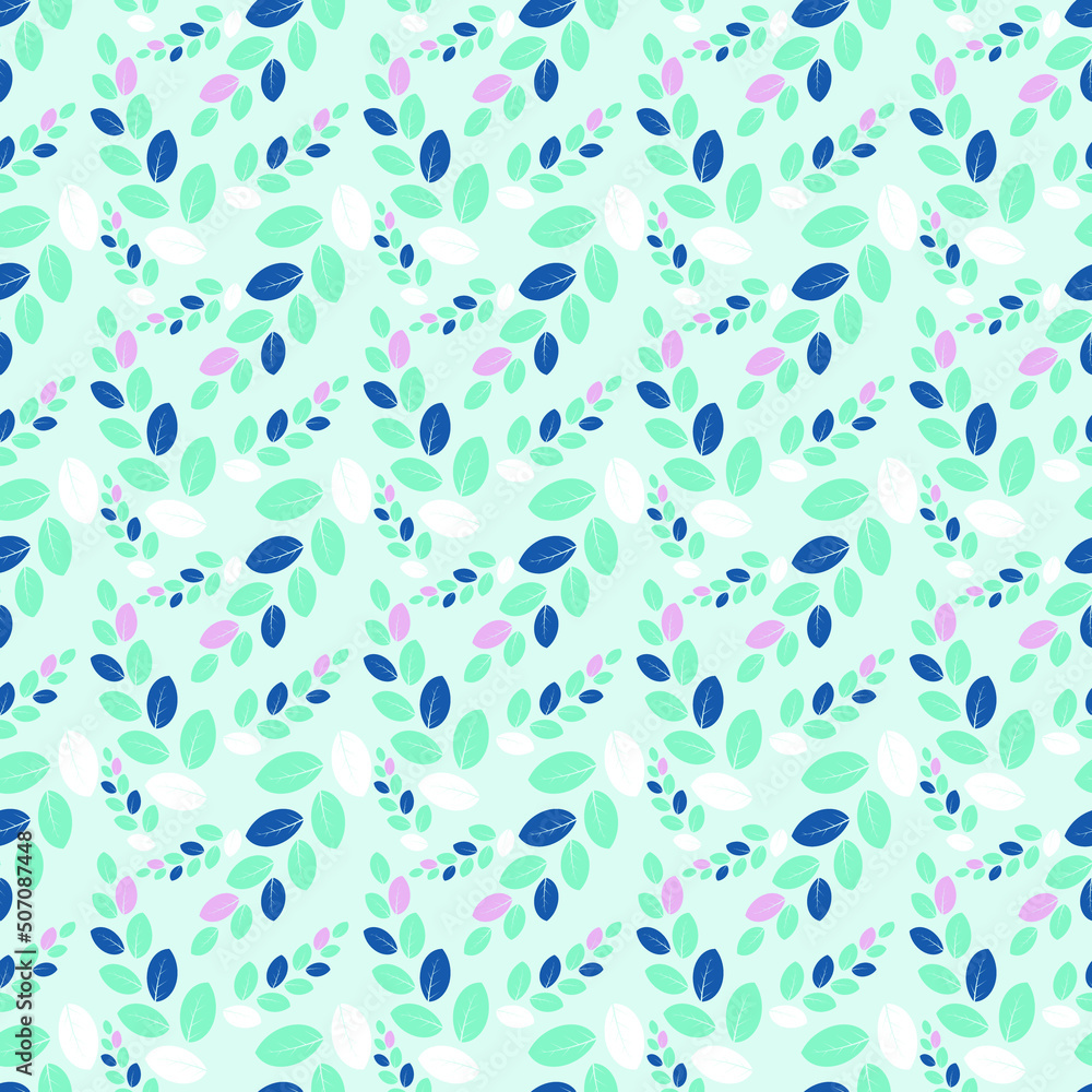 seamless herbal pattern seamless herbal pattern