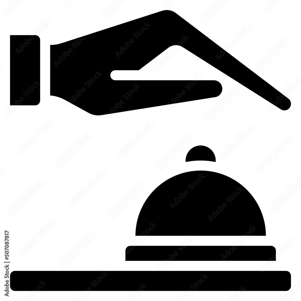 Ring Hotel Bell Icon Ring Hotel Bell Icon