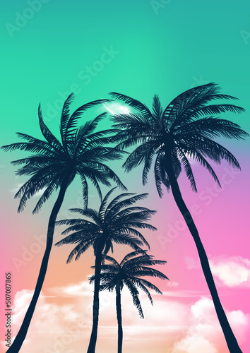 background; beach; beautiful; california; caribbean; coast; colorful; evening; exotic; filter; florida; freedom; hawaii; heaven; holiday; island; leaf; leaves; light; nature; orange; palm; palm tree; 