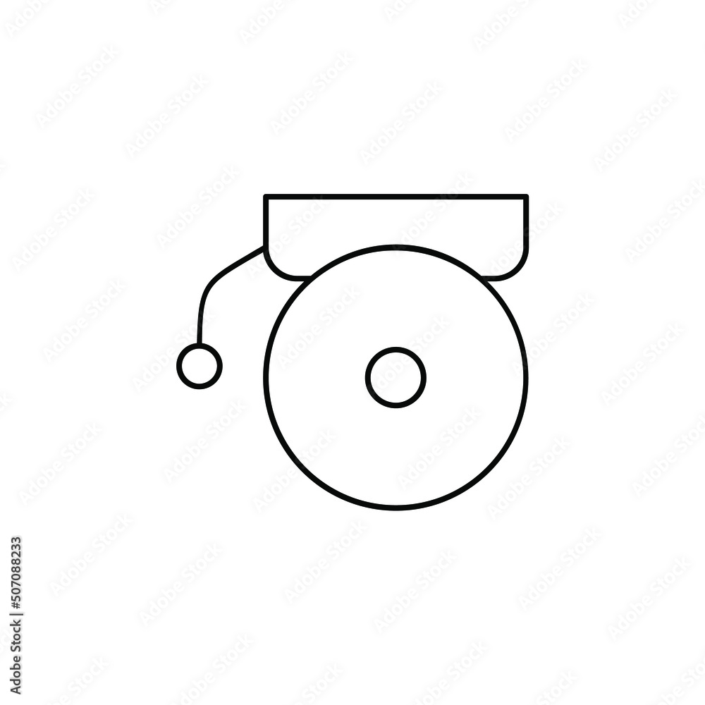 Alarm, Timer Thin Line Icon Vector Illustration Logo Template. Suitable For Many Purposes. Alarm, Timer Thin Line Icon Vector Illustration Logo Template. Suitable For Many Purposes.