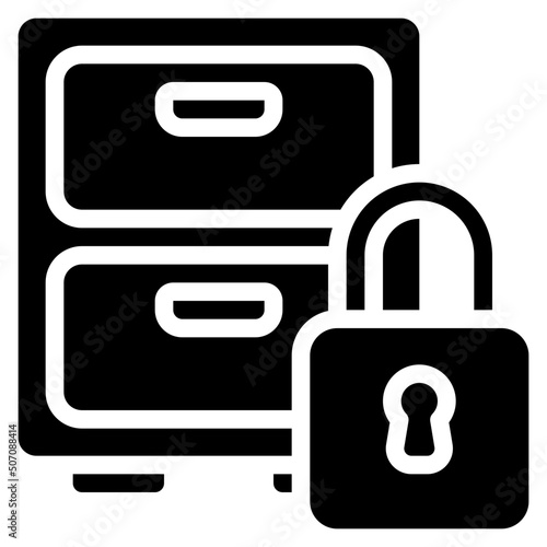 Locked Cabinet Icon