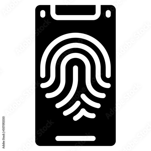 Biometric Mobile Icon