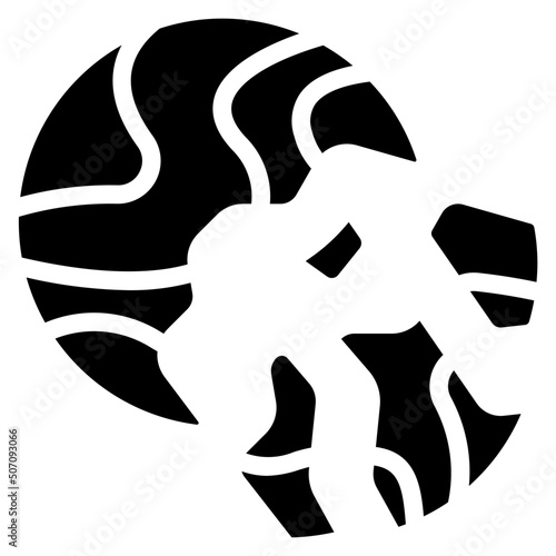 Exploded Planet Icon