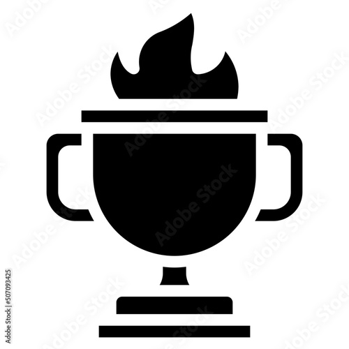 Trophy Fire Award Icon