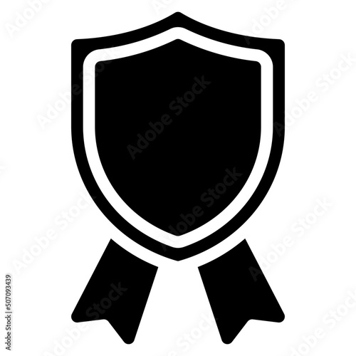 Shield Ribbon Icon