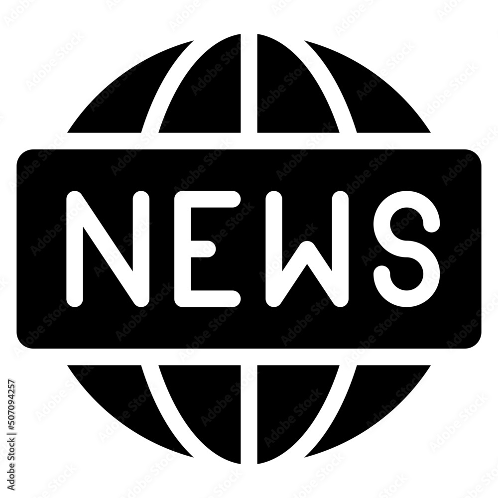 News Logo Icon Adobe Stock