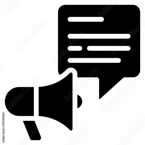 Announcing Message Icon