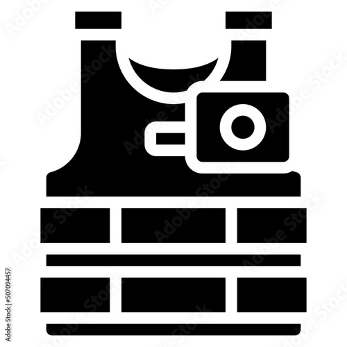Video Tactical Vest Icon