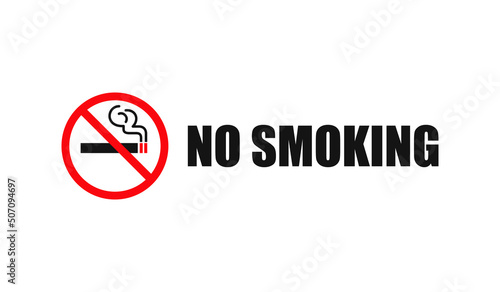 No smoking symbol sign vector