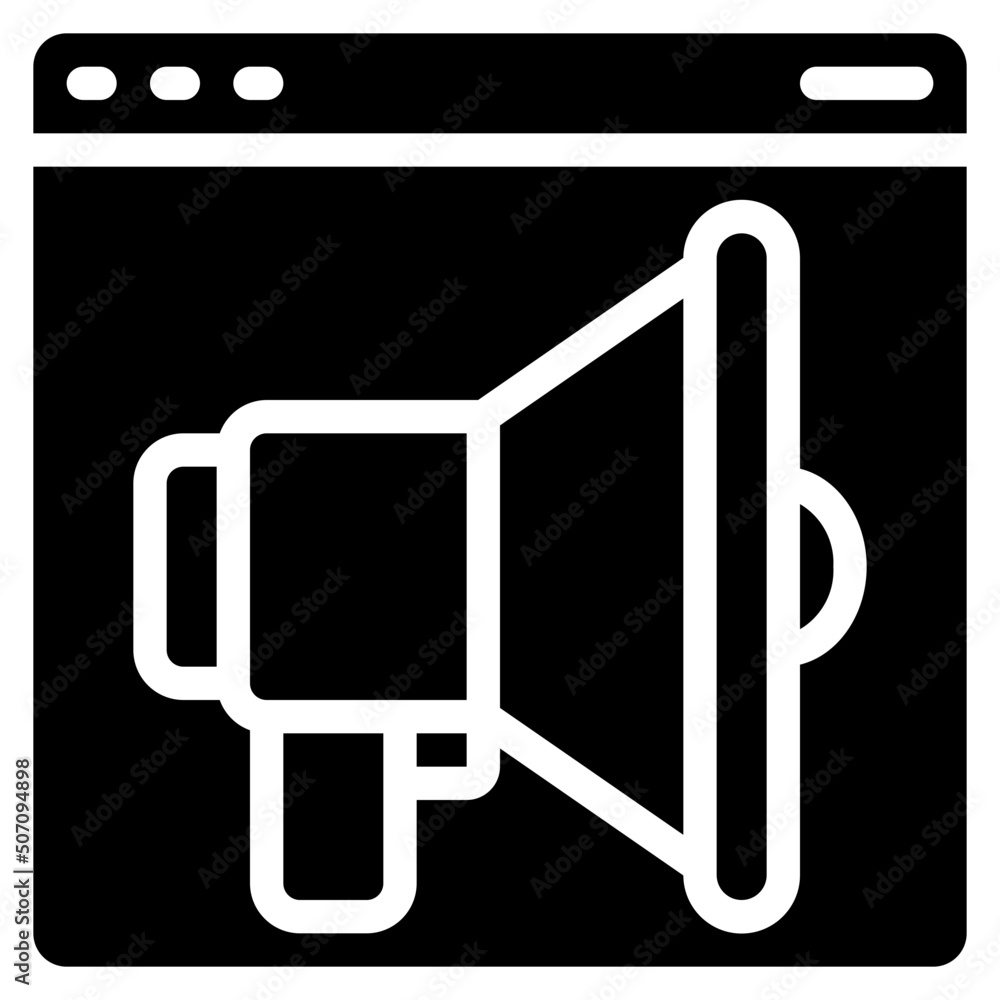 Website Marketing Icon Website Marketing Icon