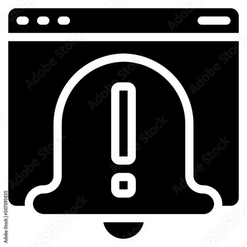 Website Alert Icon