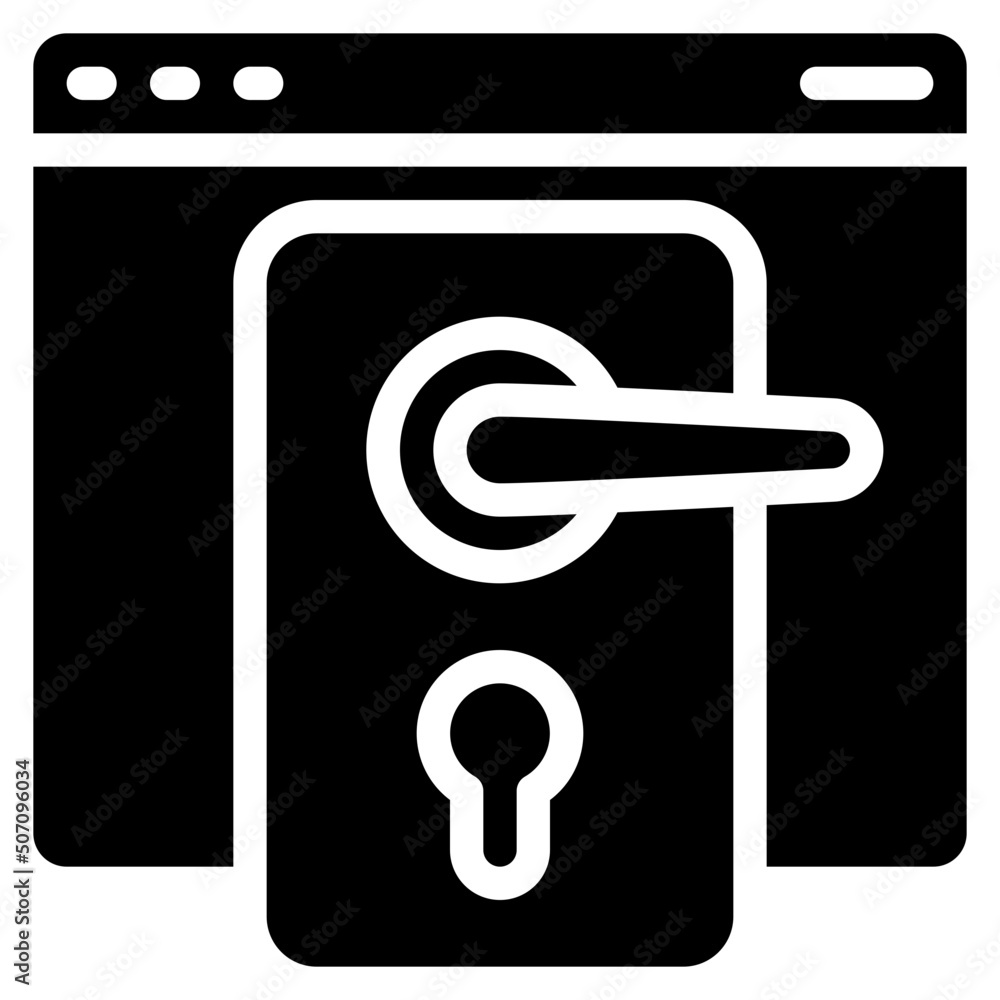 Website Backdoor Icon Website Backdoor Icon