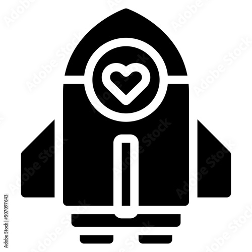 Love Rocket Icon