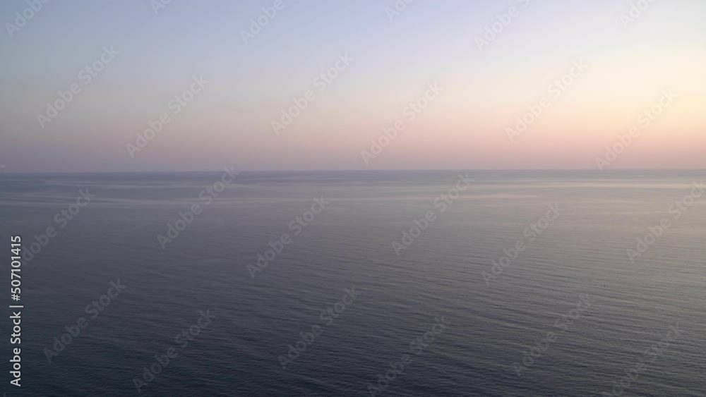 Open sea in the evening, sea background. Sea panorama, aerial view Open sea in the evening, sea background. Sea panorama, aerial view