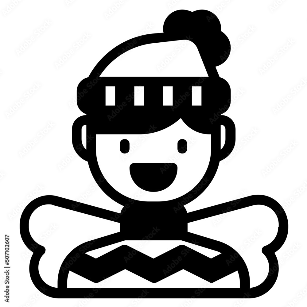 angel glyph icon angel glyph icon