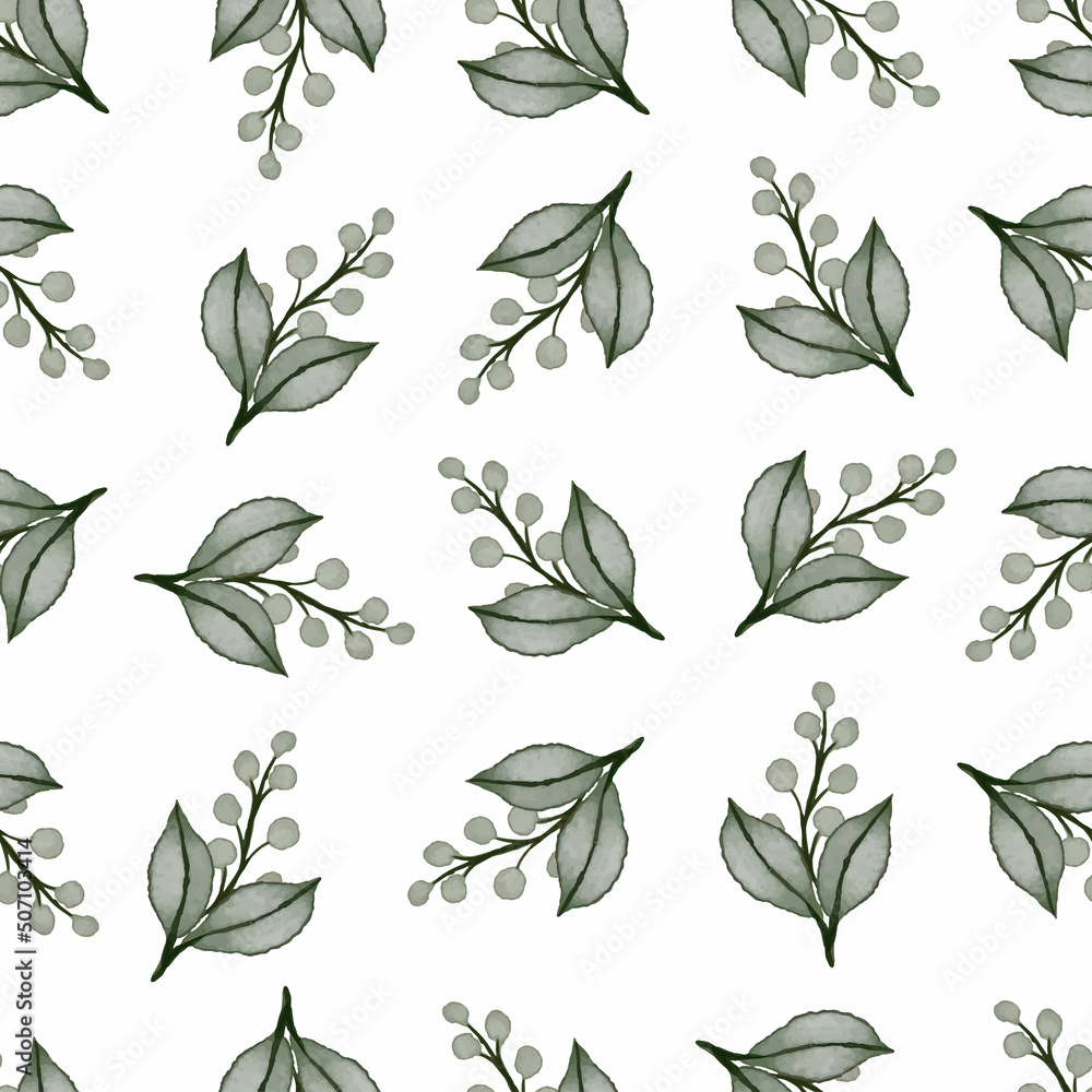 seamless pattern of green wildflower seamless pattern of green wildflower