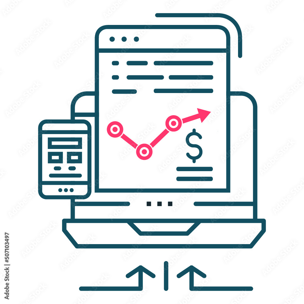 Analytics, graph, seo report icon Analytics, graph, seo report icon