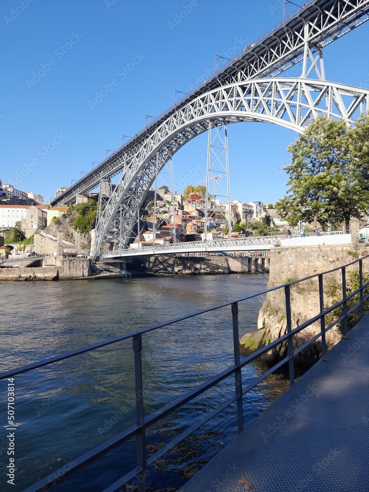 Naklejka premium The city of Porto, one of the most beautiful cities in Europe