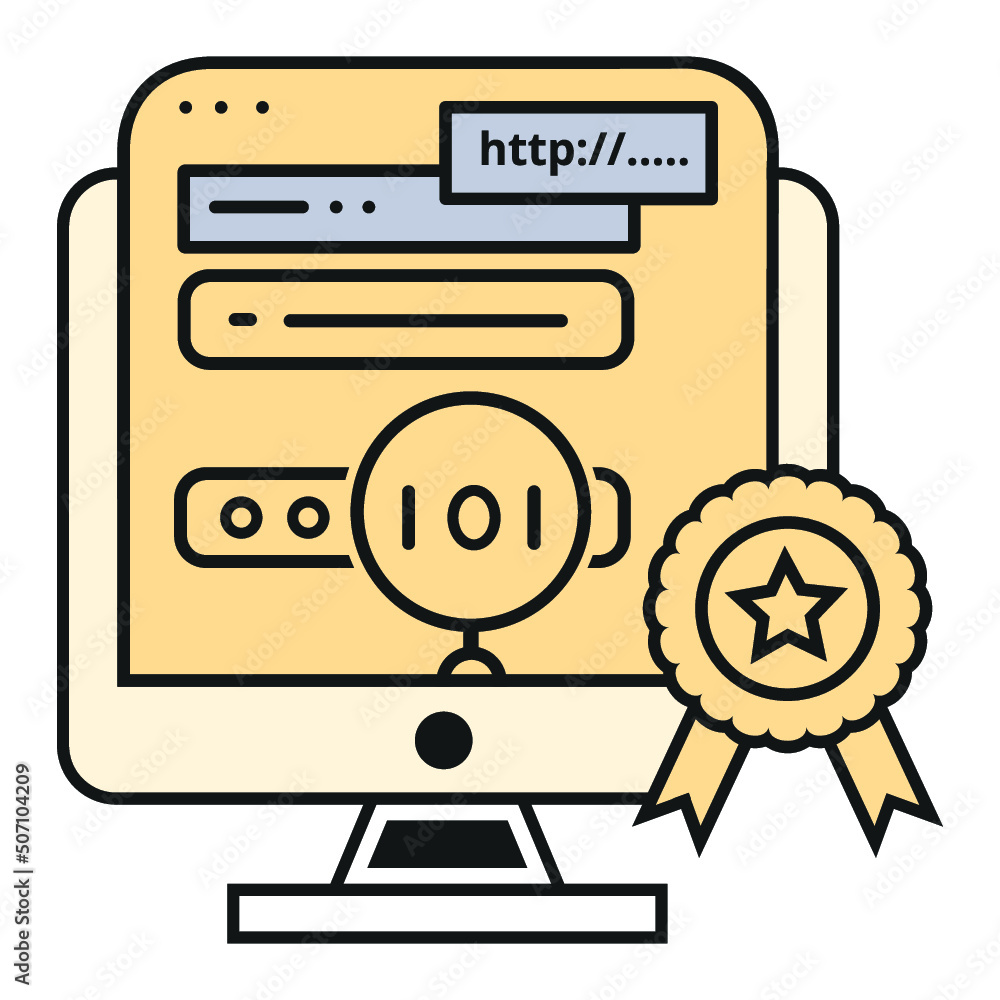 Badge, browser, page icon Badge, browser, page icon