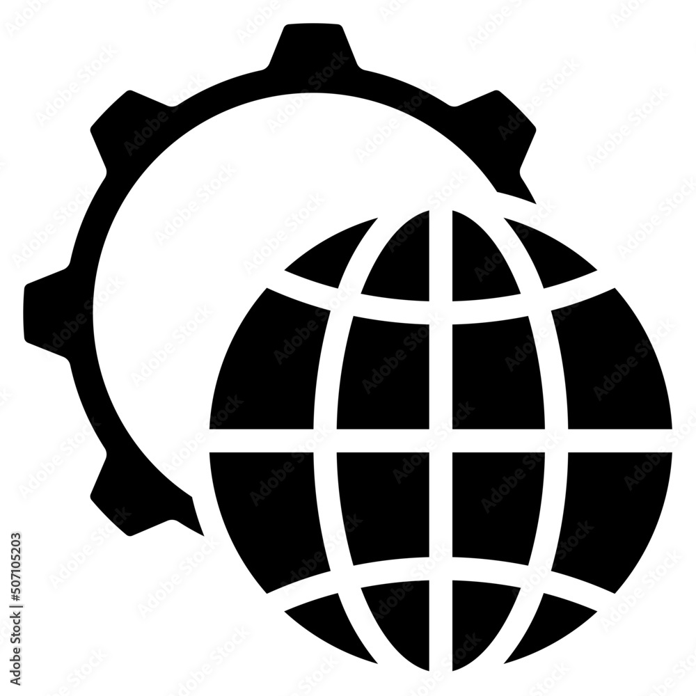 Internet Management Icon Internet Management Icon