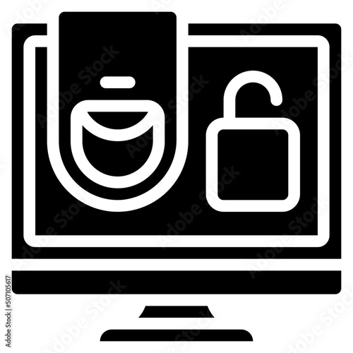 Thumb On Computer Icon