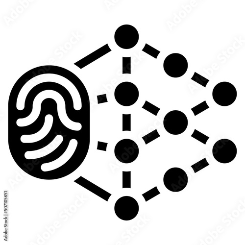 Thumb Print Algorithm Icon