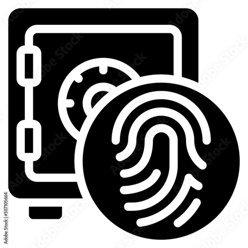Safe Thumb Print Icon