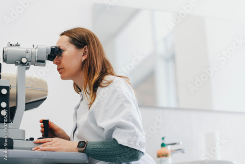 Photography Eye test for visual acuity