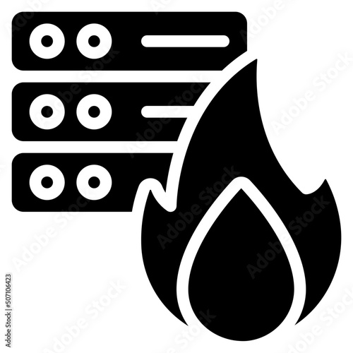 Server Fire Icon