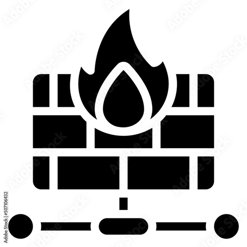 Network Firewall Icon