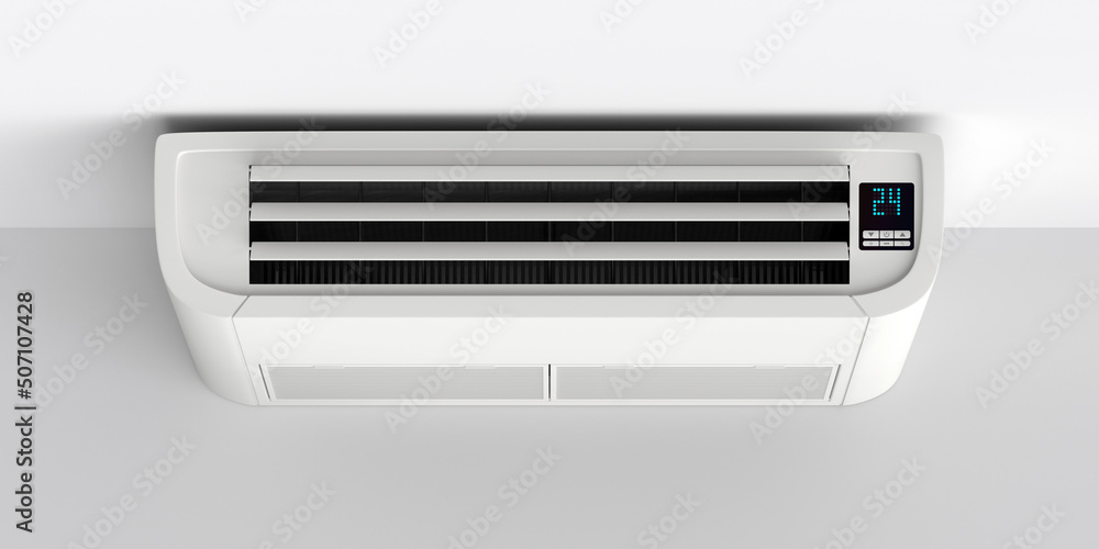 Ceiling mounted air conditioner, front view Ceiling mounted air conditioner, front view