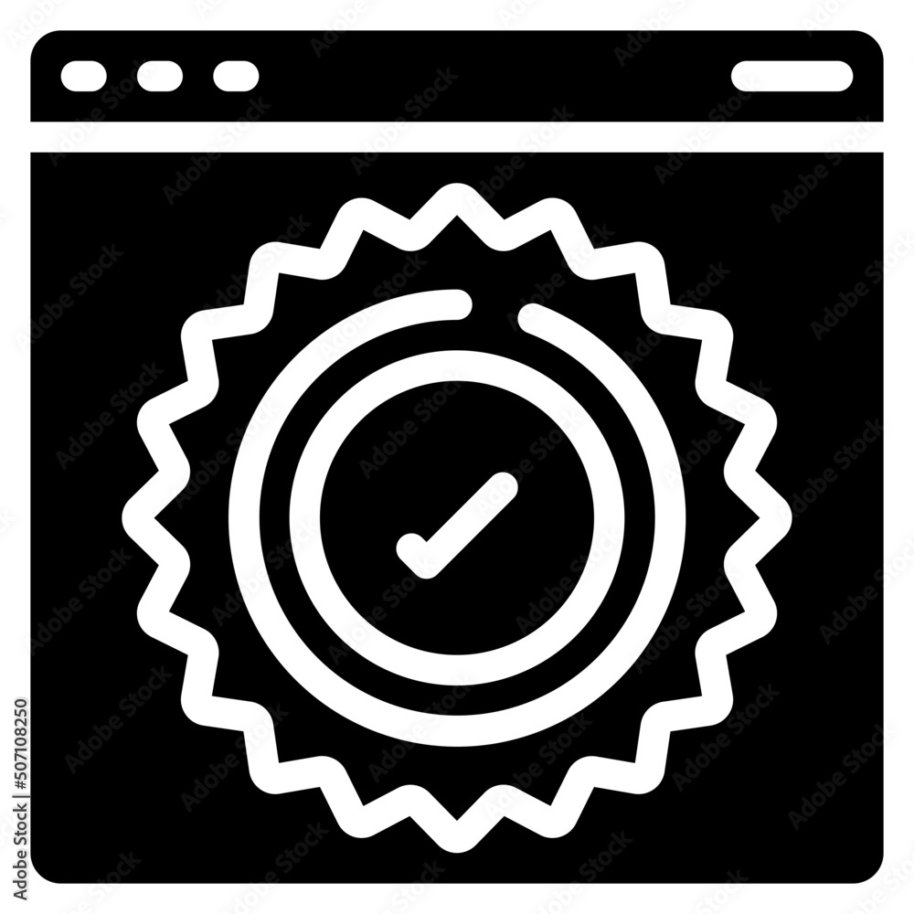Website Quality Icon Website Quality Icon