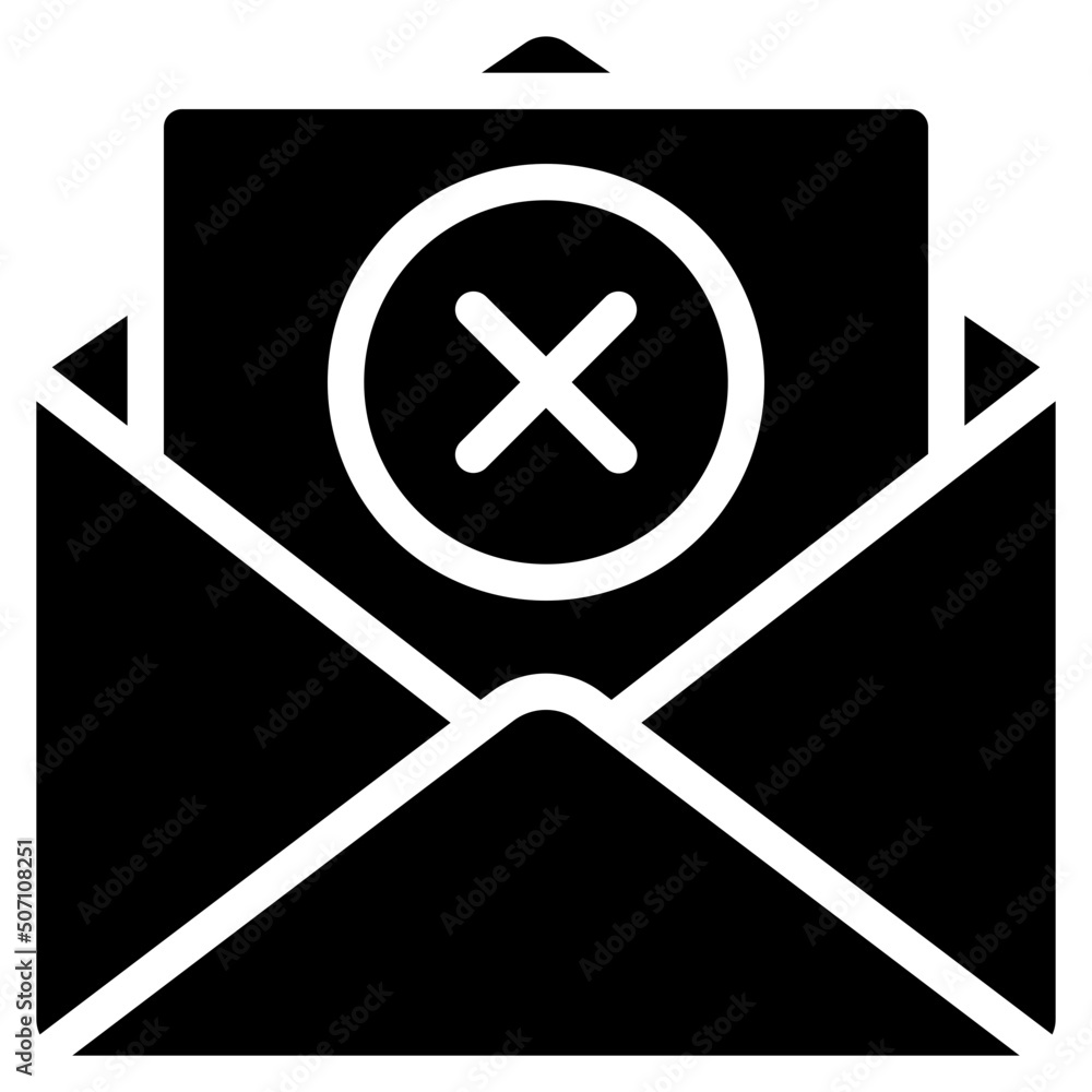 Fototapeta premium Bad Email Icon