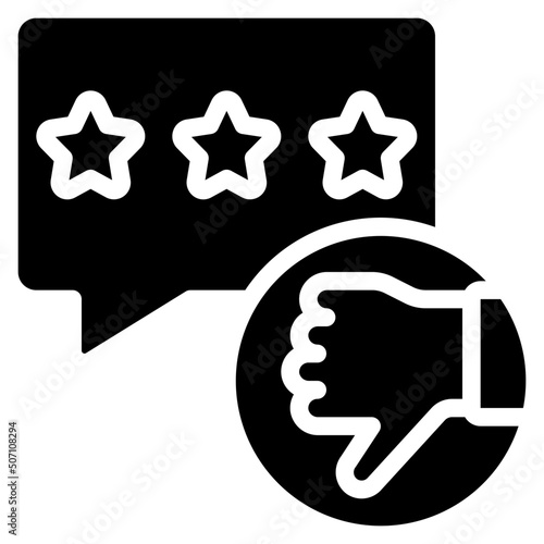 Thumbsdown Review Icon