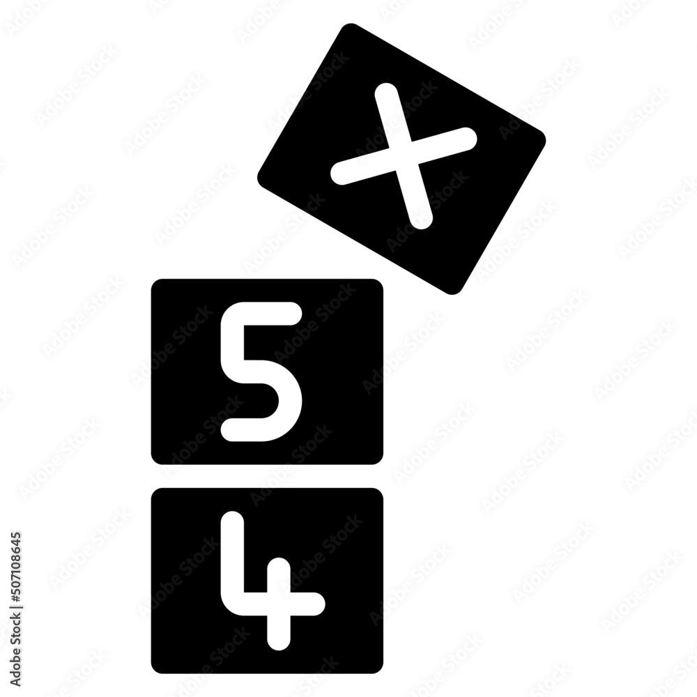 Obraz premium Parcel Stack Limit Icon